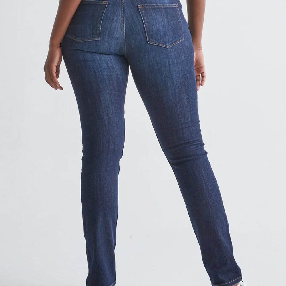 Duer Performance Denim Mid Rise Slim Straight - Picture 3 of 6